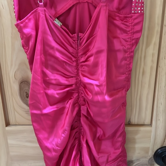 For Love And Lemons Mirage Mirrord Hot Pink Mini Dress or Lingerie M NWT - Picture 16 of 16